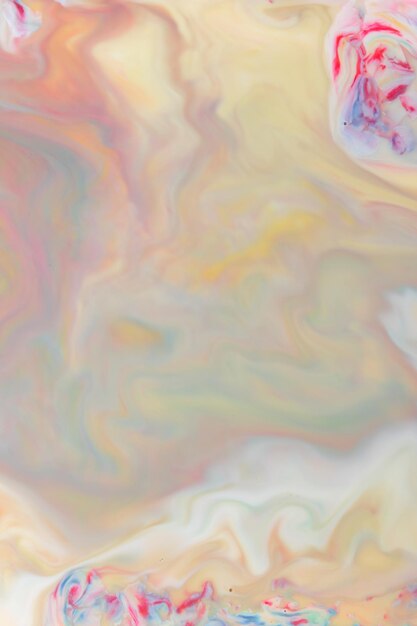 Fluid Art Разноцветный голографический фон Абстрактный разноцветный фон