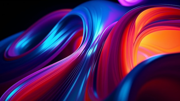 Fluid Background vibrant color