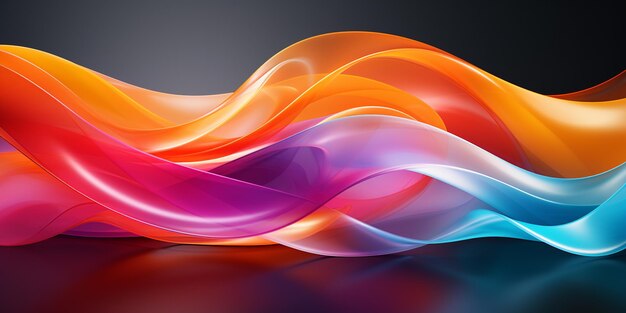 fluid Bright light wavy line background