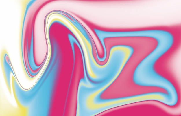 Жидкий цвет модный фон Креативные формы композиция Мраморная текстура Всплеск краски Красочный