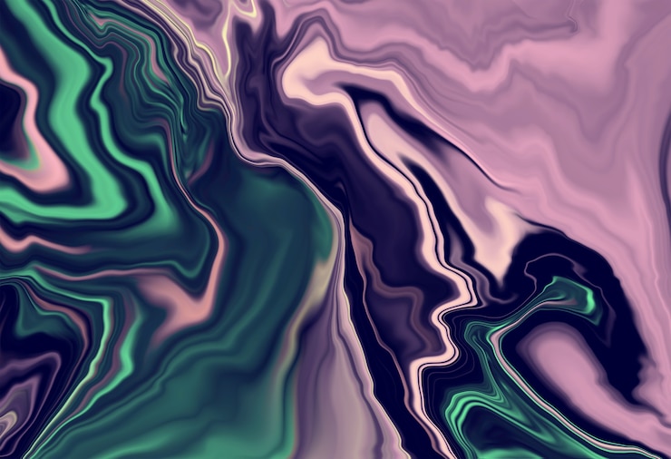 Photo fluid colorful abstract background. colorful liquid shape.