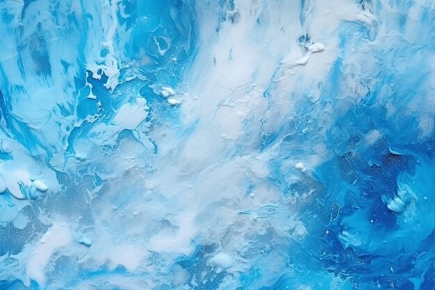 Fluid Dreams Abstract Art Blue Paint Achtergrond met Liquid Fluid Grunge