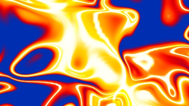 Поток жидкости абстрактный яркий радужный фон Премиум