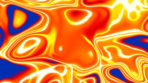 Fluid flow abstract vibrant rainbow background premium