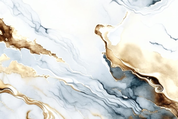 Fluid gold marble liquid abstract luxury background