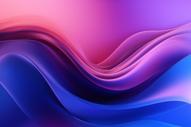 Fluid gradient wavy background