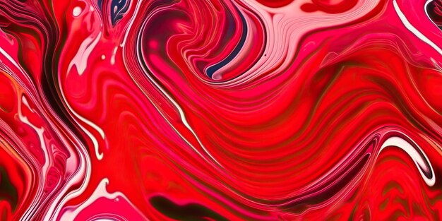 Fluid marble background liquid texture flowing red colors gold black orange pink white