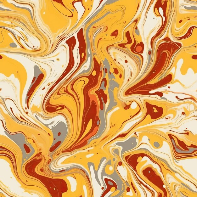 Fluid marble organize with an curiously shape seamless pattern