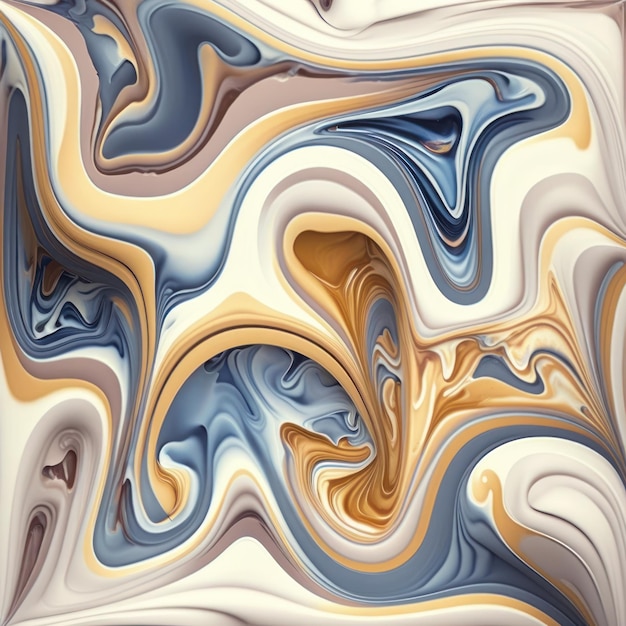 Fluid Marble Pattern for Seamless Tiles