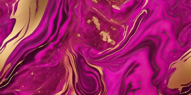 Photo fluid marble texture background liquid flowing art splash diy colors gold black orange pink white