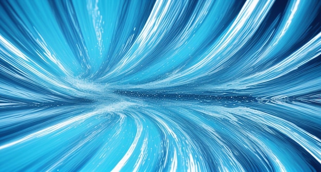 Fluid Motion Light Blue Abstract Background