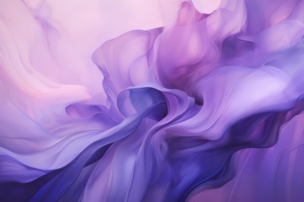 Fluid Motion in Shades of Lavender