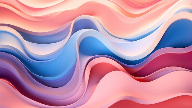 Fluid organic shapes with soft gradients Created with Generative AI technology