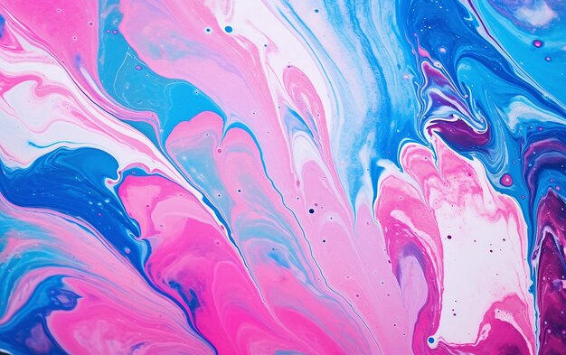 Fluid Paint Marbling Texture Background