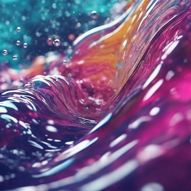 Foto fluid serenity abstract qualsiasi dettaglio chiaro super lucido colorful design onde astratte acqua con