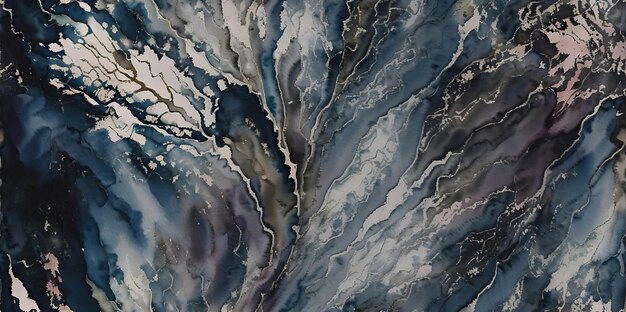 Fluid watercolor marble texture colourful abstract paint mix colors