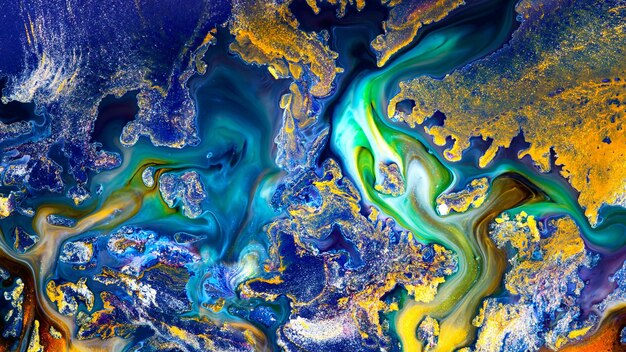 Fluide liquide art acrylic oil paints texture Backdrop abstract mixing paint effect Liquid colored acrylic artwork flows splashes Fluid art texture overflowing colors