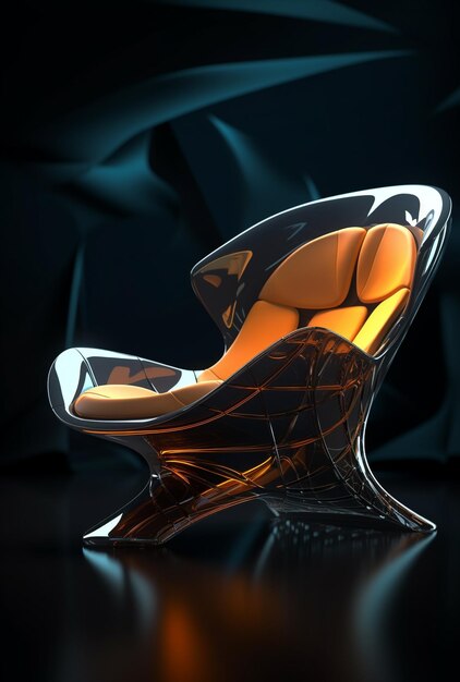 Fluidic Futurism A Journey through 3D Automotive and Furniture Design