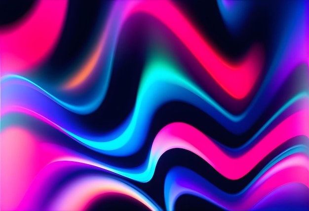 Fluorescent background Blur curved texture