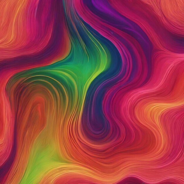 Fluorescent gradient fluid wallpaper 3