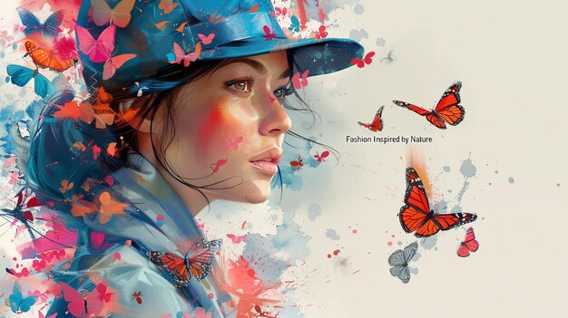 Fluttering Blossoms A Spring Symphony of Butterflies Flowers and More in Illustrations