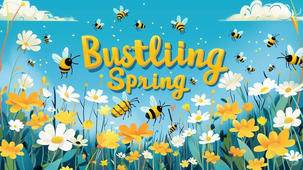 Fluttering Blossoms A Spring Symphony of Butterflies Flowers and More in Illustrations