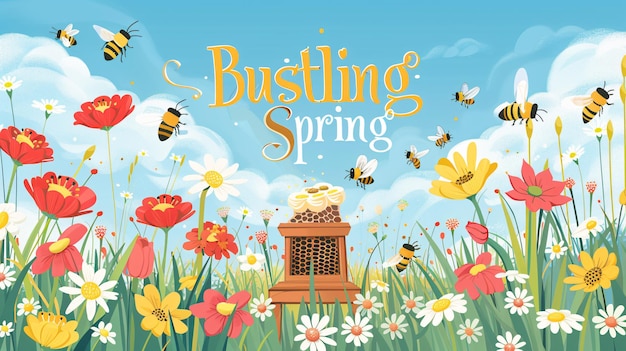 Fluttering Blossoms A Spring Symphony of Butterflies Flowers and More in Illustrations