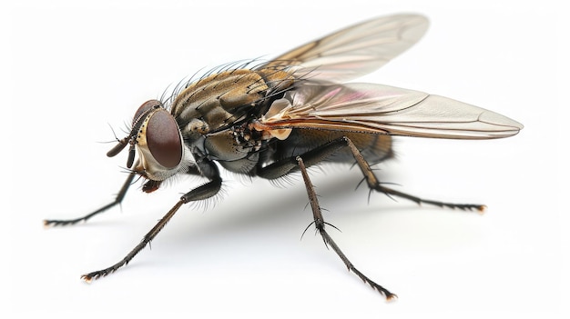 fly on isolated white background