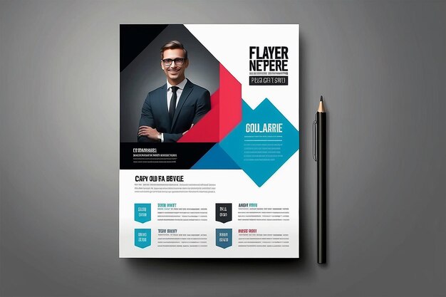 flyer brochure design layout template background