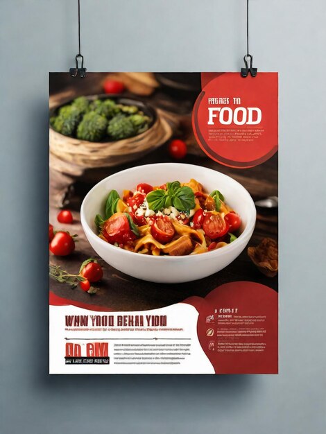 Flyer Brochure Template Burger food