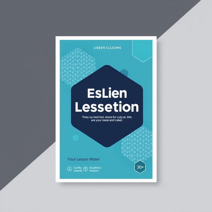 Foto flyer- en social media-postontwerpmodel, folderscover en presentatieboekcover