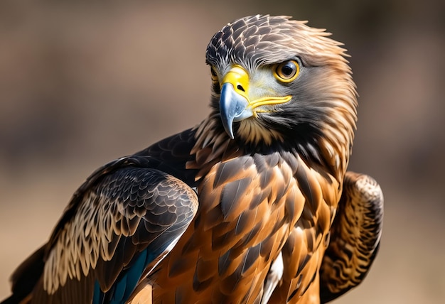 Flying bald eagle Generative AI