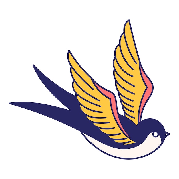 flying bird png animal illustration transparent background