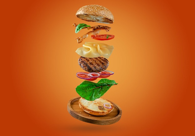 Flying burger