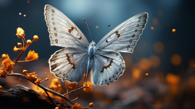 Flying butter fly HD 8K wallpaper Stock Photographic Image