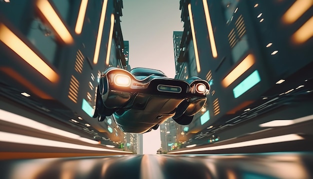 Flying cars with electric propulsion and ability to fly and drive on land Retro