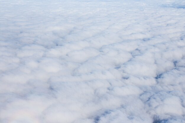 flying above the clouds