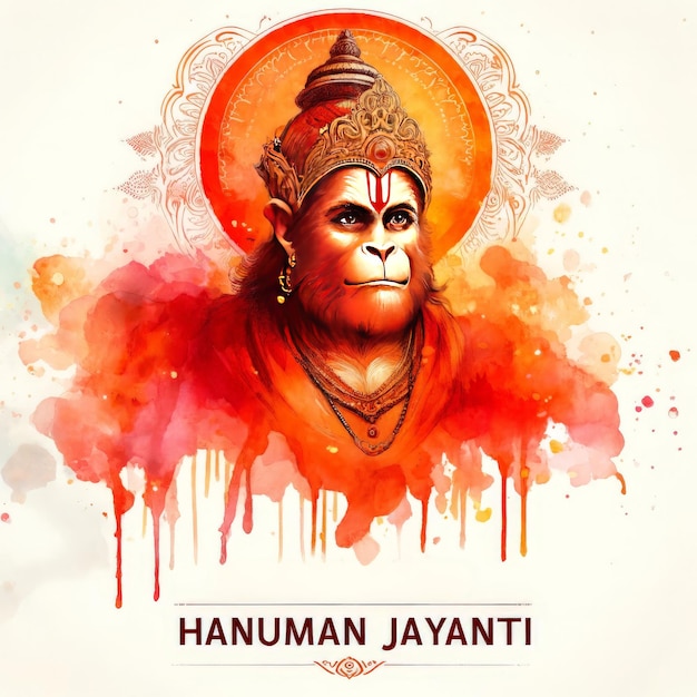 Photo flying high hanuman jayanti delight