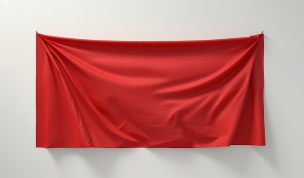 飞翔的红色丝<unk>织物旗<unk>背景 光滑的优雅的红色白色背景旗帜窗<unk>高