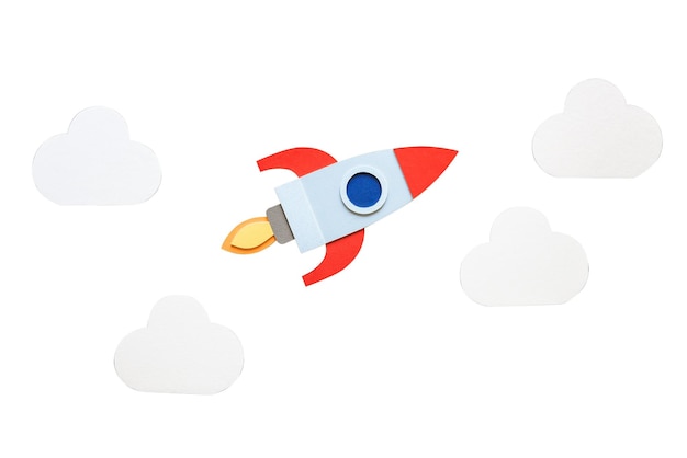 flying rocket png sticker transparent background
