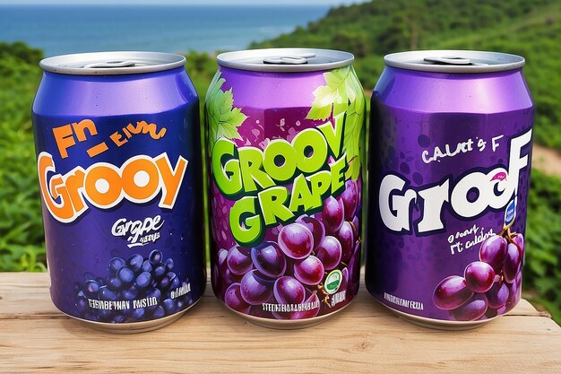 Photo fn groovy grape is a carbonated soft drinks that manufactured by fraser