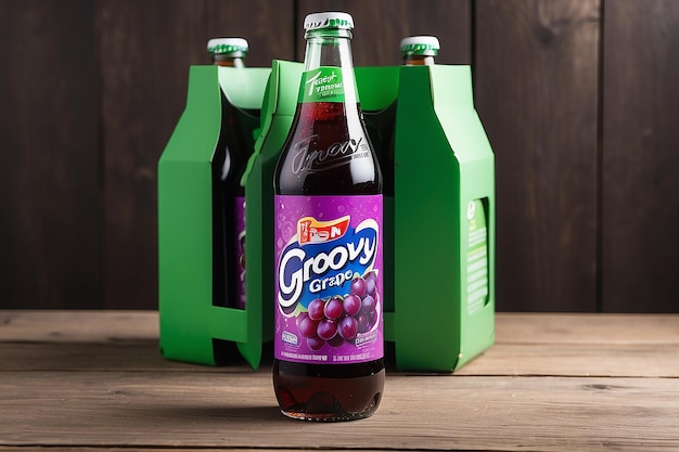 Photo fn groovy grape is a carbonated soft drinks that manufactured by fraser