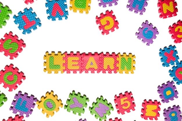 Foam puzzle letter uppercase