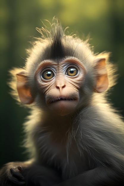 Focus Photography Of Gray Monkey