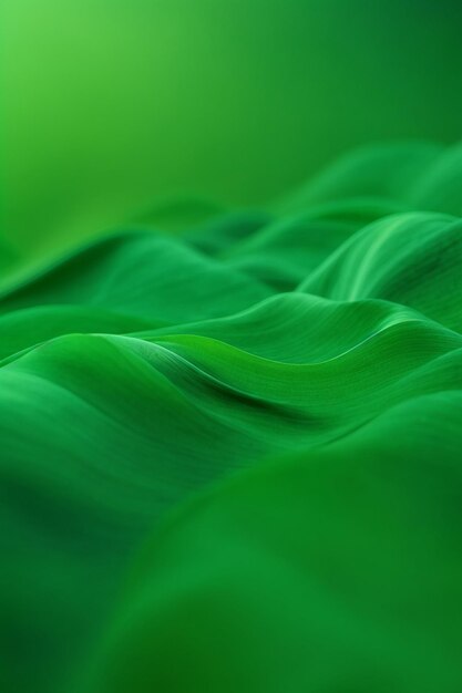 Focus shot green leaf abstract aesthetic background