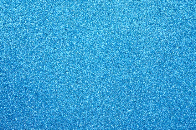 Photo focused blue abstract glitter background