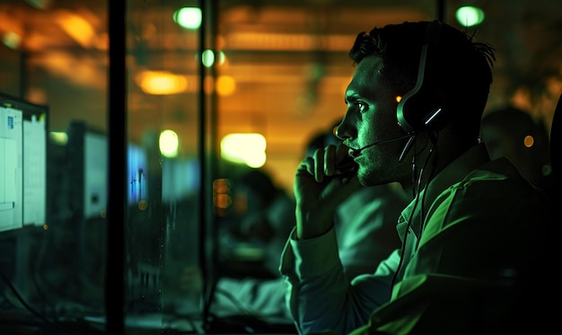 Focused Night Shift at Call Center