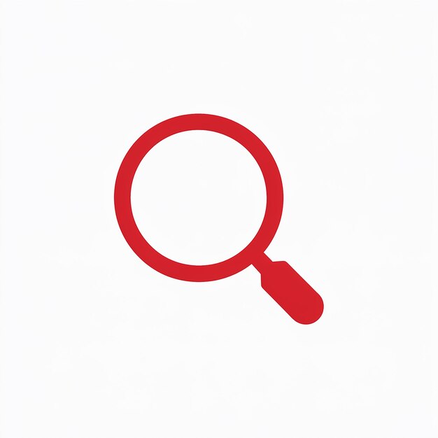 写真 focused vision a minimalist magnifying glass icon