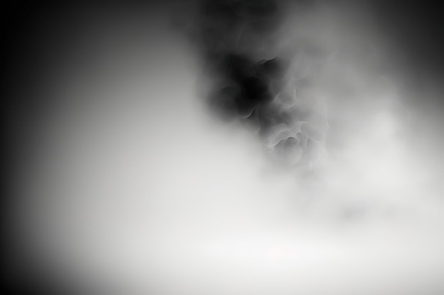Fog background in sharp contrast