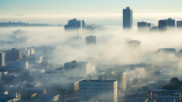 Город тумана оплакивает потерю чистого воздуха в городских районах, поскольку наступает плотный и удушающий туман.